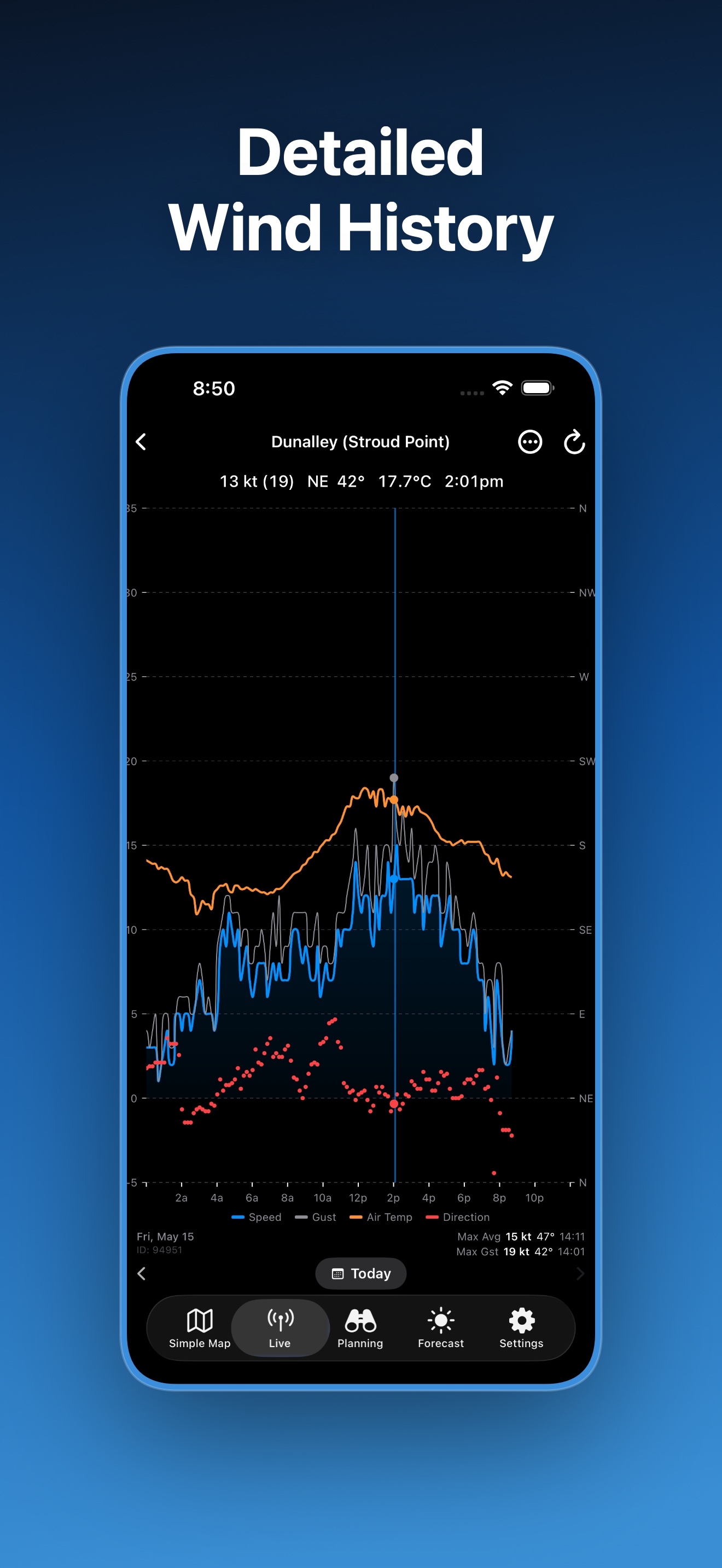 Live Wind app screenshot 3